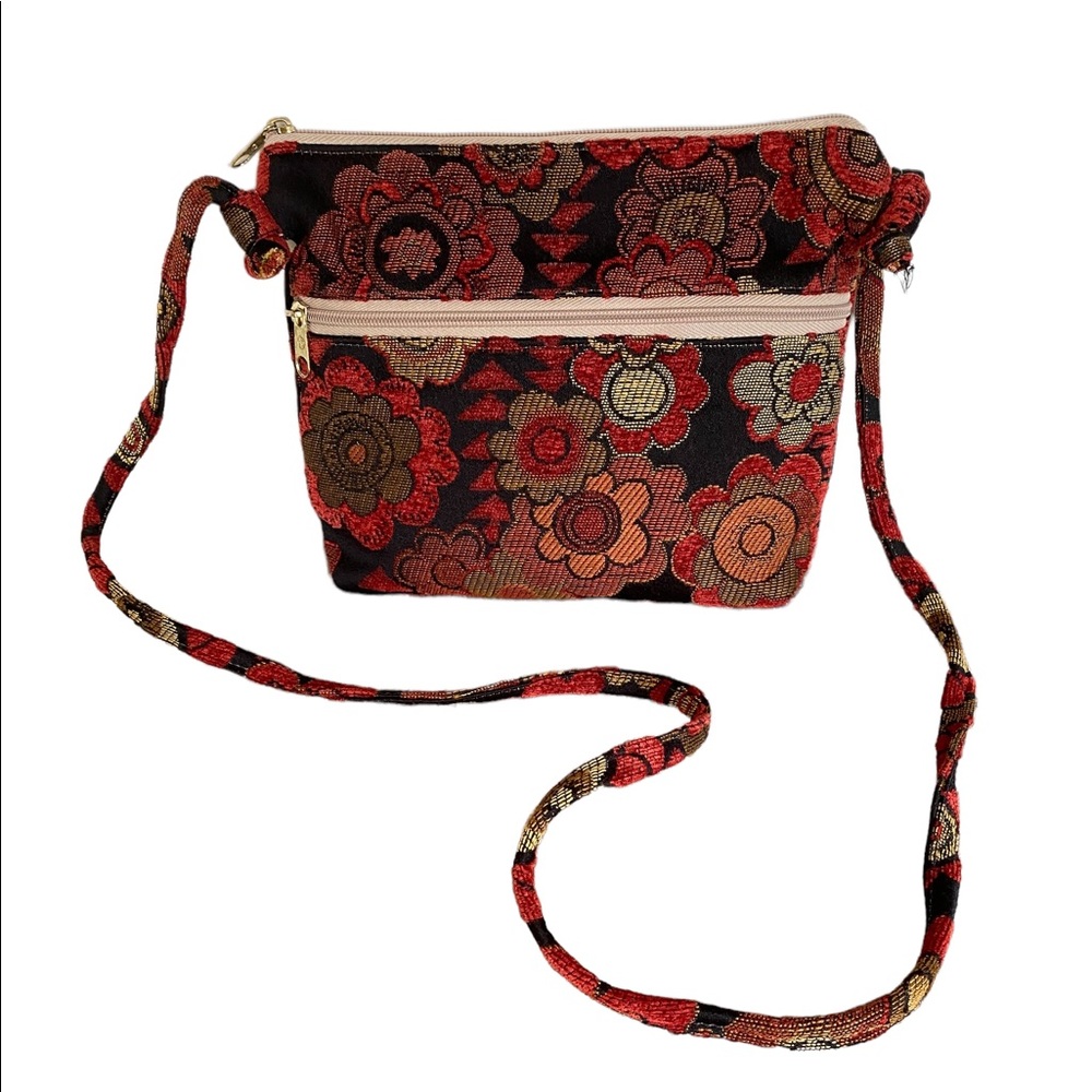Kenny’s Bags vintage style floral tapestry purse.